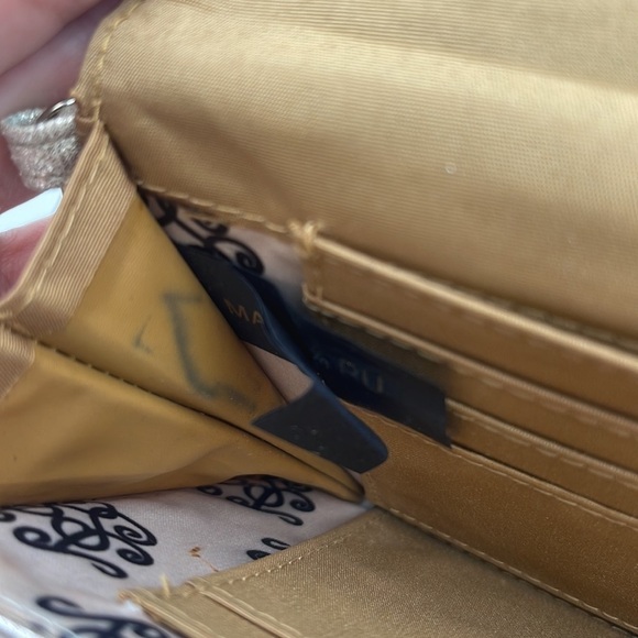 Jessica Simpson Gold Metallic Clutch - Picture 6 of 7